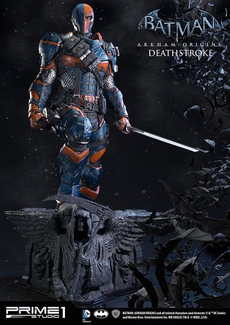 Prime 1 Studio 蝙蝠俠：阿卡漢起源【喪鐘】Deathstroke 1/3 比例超巨大全身雕像