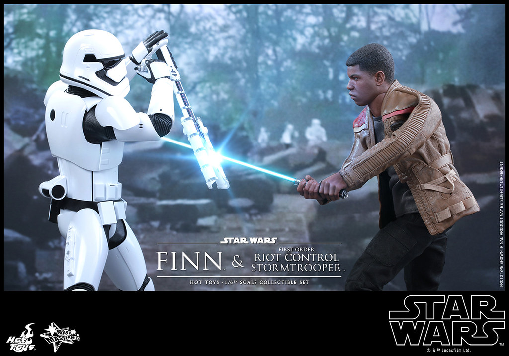 Hot Toys – MMS346 – STAR WARS：原力覺醒【芬恩 vs. 第一軍團鎮暴風暴兵】雙人組合包 1/6 比例人偶作品