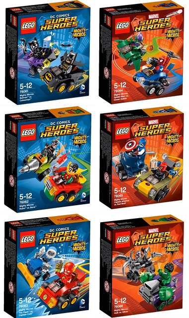 超級英雄碰碰車！LEGO Mighty Micros 迷你車系列登場～