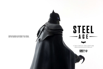threeA – DC 漫畫系列【鋼鐵世代：蝙蝠俠】Steel Age Batman 1/6 比例人偶作品