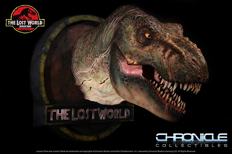 Chronicle Collectibles 侏羅紀公園：失落的世界【T-Rex】1/5 比例 霸王龍頭像作品