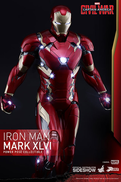 領先全球推出！Hot Toys - PPS03《美國隊長3：英雄內戰》1/6比例 鋼鐵人馬克46