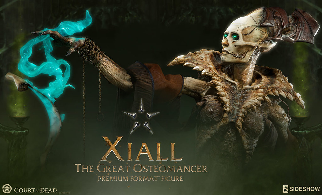 Sideshow Collectibles【骨之占卜師：Xiall】死亡法庭 Court of the Dead 傳奇系列雕像作品