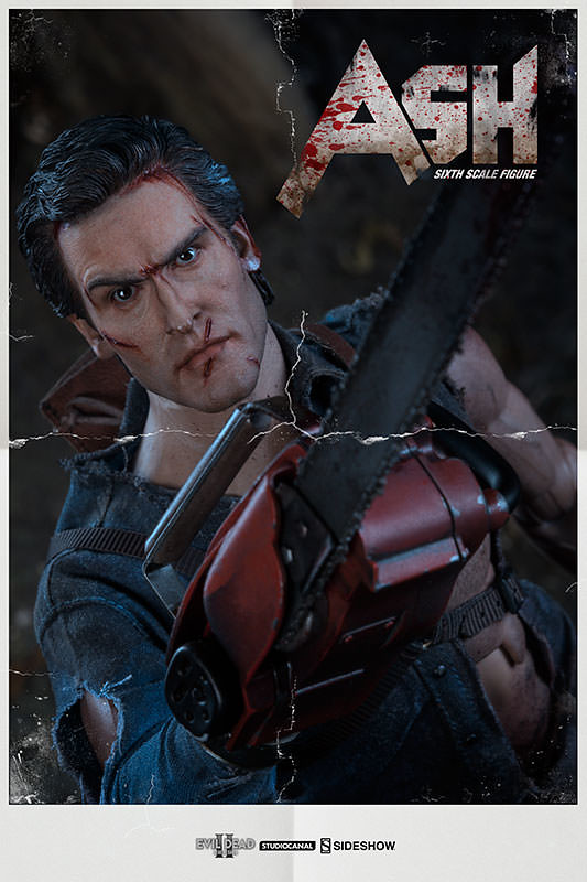 血腥恐怖經典再復活！Sideshow - 《鬼玩人》Ash Williams 1/6 人偶