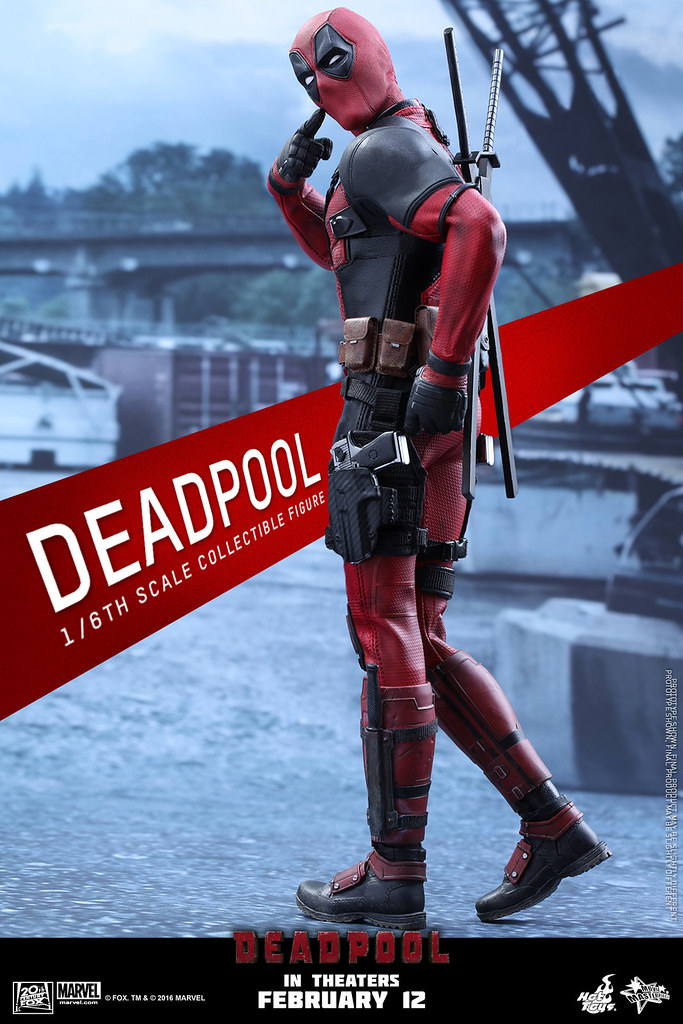 Hot Toys – MMS347 – 惡棍英雄：死侍【死侍】Deadpool 1/6 比例人偶