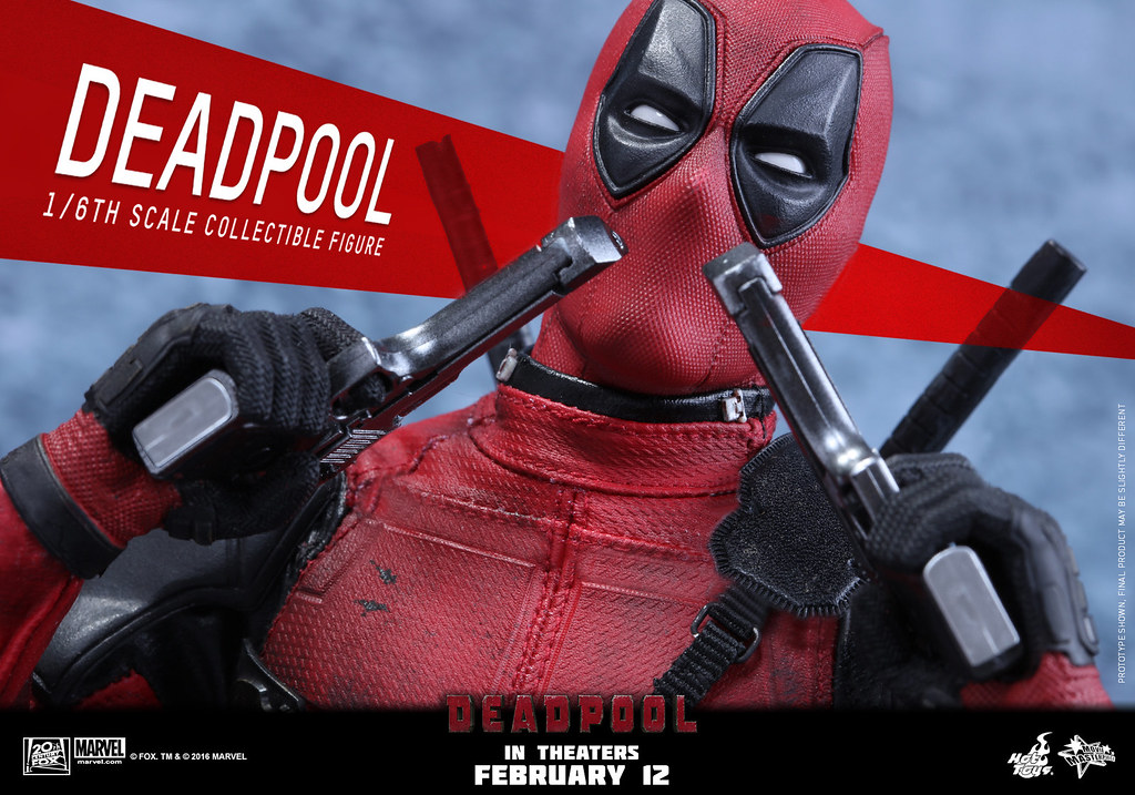 Hot Toys – MMS347 – 惡棍英雄：死侍【死侍】Deadpool 1/6 比例人偶