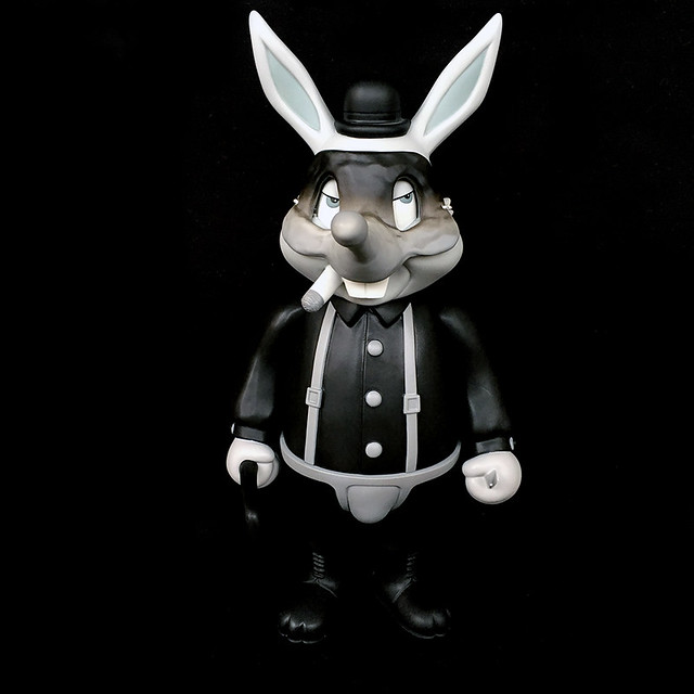 Frank Kozik × BlackBook Toy【A Clockwork Carrot：Lil Alex】灰階版本