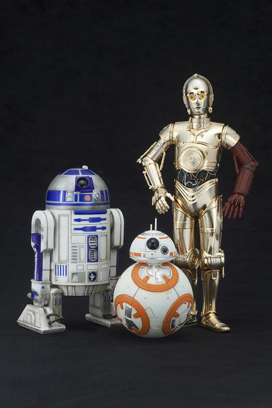 ARTFX+ 《星際大戰：原力覺醒》R2-D2 & C-3PO with BB-8
