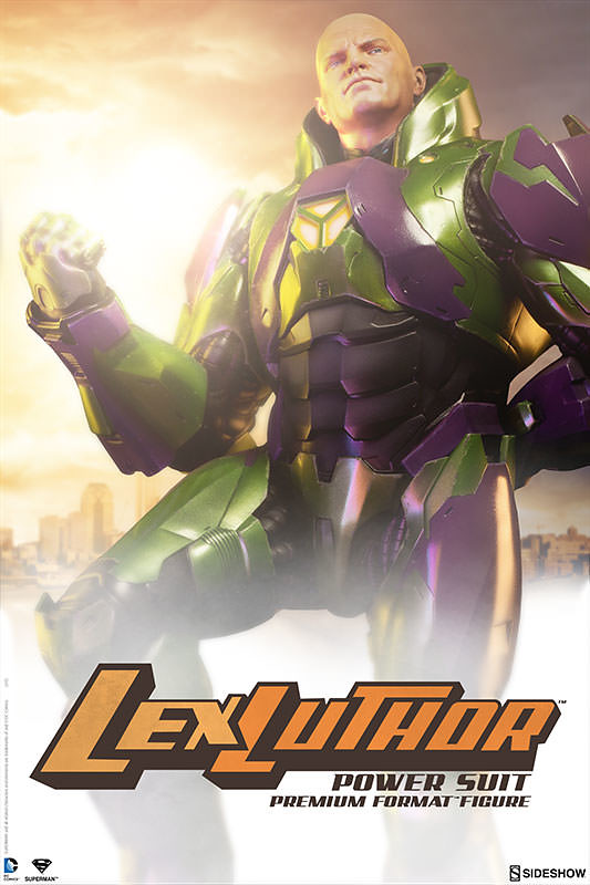 Sideshow Collectibles【雷克斯．路瑟】Lex Luthor Power Suit 1/4 比例 動力裝甲版本 全身雕像 