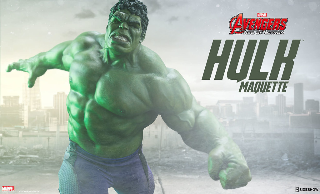 Sideshow Collectibles【浩克】復仇者聯盟2：奧創紀元 Hulk 1/4 比例 全身雕像