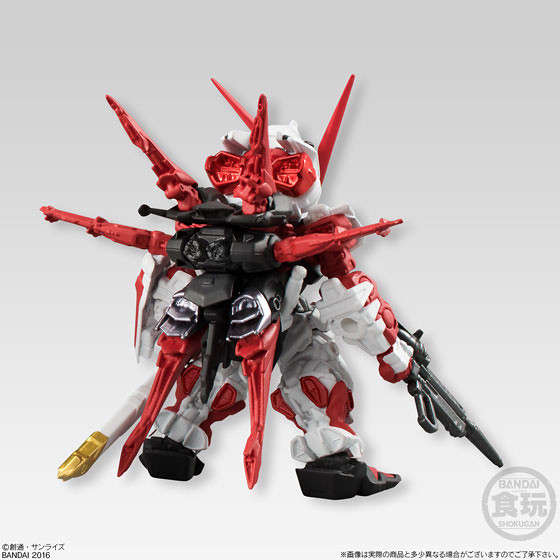 FW GUNDAM CONVERGE EX10 異端鋼彈紅色機/ EX11 異端鋼彈藍色機