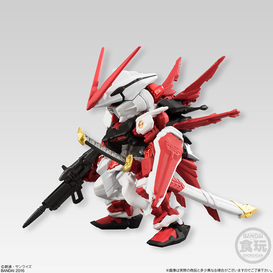 FW GUNDAM CONVERGE EX10 異端鋼彈紅色機/ EX11 異端鋼彈藍色機