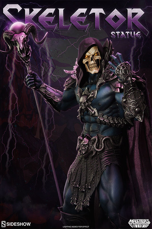 Sideshow Collectibles【骷髏王】太空超人 Skeletor 全身雕像作品