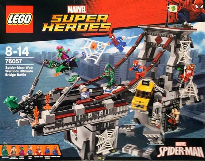 LEGO® 76057【蜘蛛人：蛛網戰士吊橋之戰】Spider-Man: Web Warriors Bridge Battle
