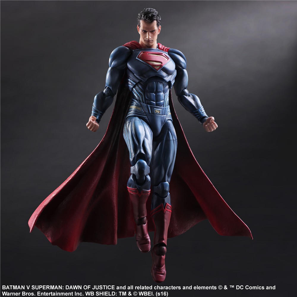 Play Arts 改【超人。Superman】蝙蝠俠對超人：正義曙光