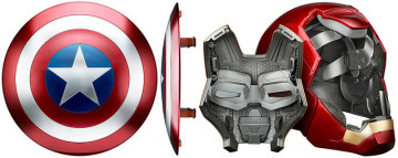 【台灣開始預購！販售資訊公布】Marvel Legends 高度細節的「鋼鐵人頭盔」與「美國隊長盾牌」扮裝玩具