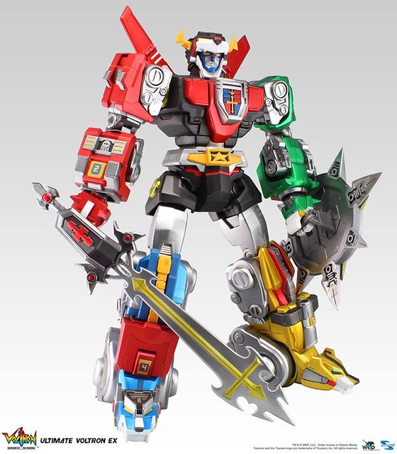 TOYNAMI – 五獅合體《聖戰士 Voltron》「大尺寸」旗艦版 完全變型登場！