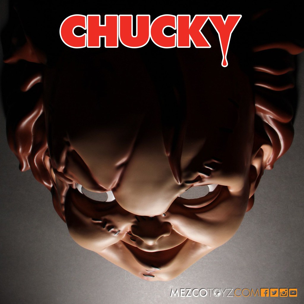 MEZCO – Adult Size Mask 系列【鬼娃恰吉頭套】Chucky Mask