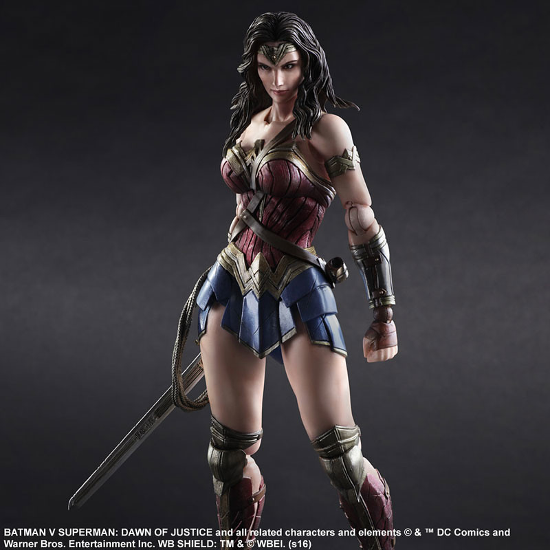 Play Arts 改【神力女超人。Wonder Woman】蝙蝠俠對超人：正義曙光