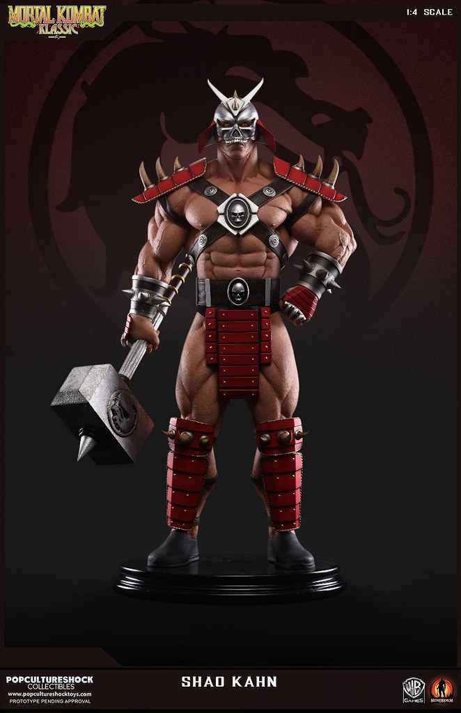 Pop Culture Shock Collectibles 真人快打【紹．可汗】Shao Kahn 1/4 比例 全身雕像