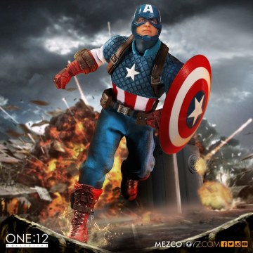 MEZCO – ONE:12 COLLECTIVE 系列【美國隊長】Captain America