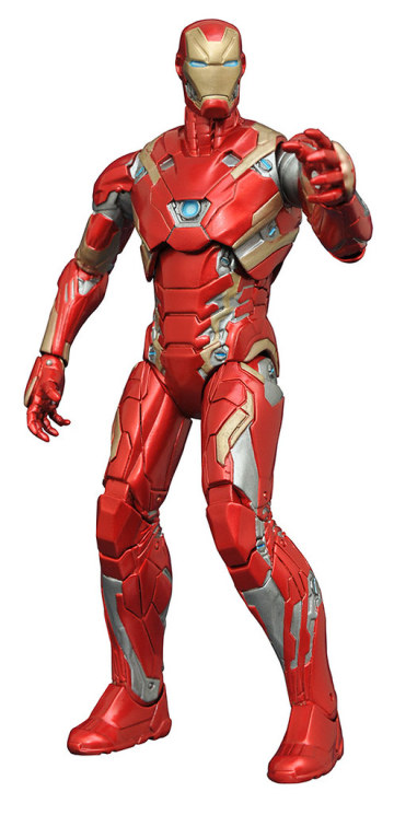 Marvel Select 美國隊長3：英雄內戰系列【鋼鐵人馬克46】Iron Man Mark XLVI 8 吋人偶作品
