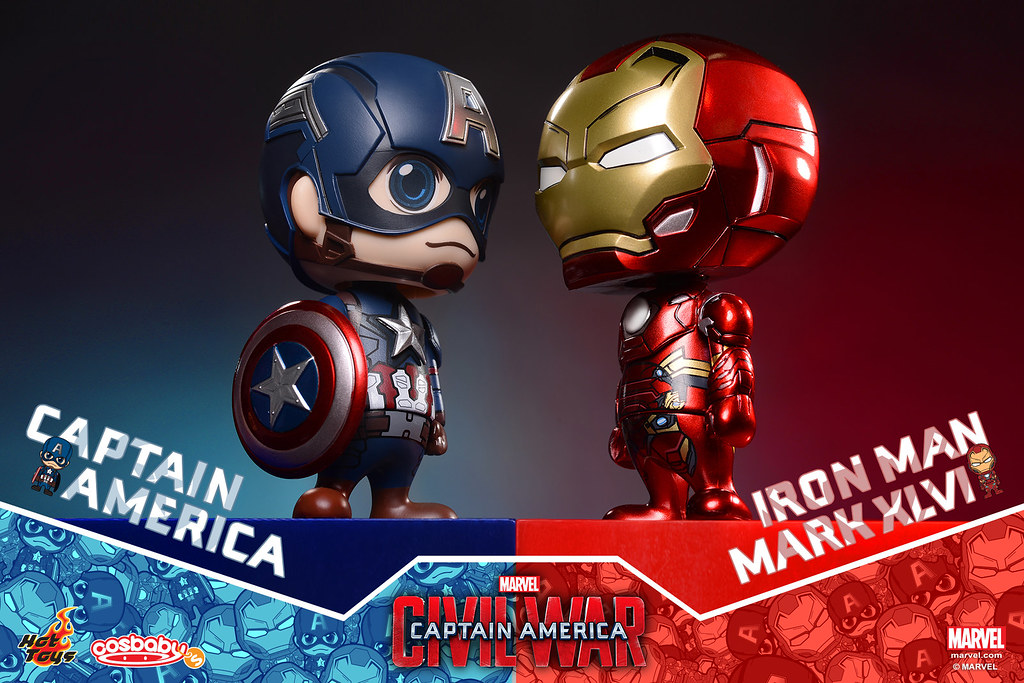 Hot Toys – COSB199-200 –【美國隊長3：英雄內戰】Cosbaby Bobble-Head 第一彈