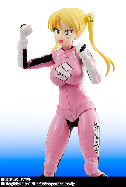 S.H.Figuarts 《爆音少女！！》鈴乃木凜(賽車服版本)＆GSX 400S