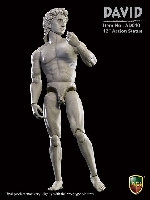ACI Toys 12吋動感雕像系列 - 大衛像 & 大衛像(搞笑版)