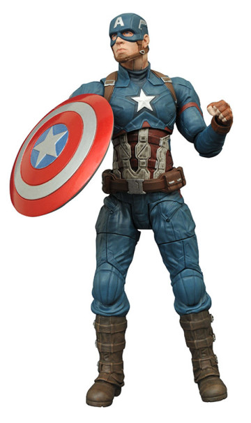 Marvel Select 美國隊長3：英雄內戰系列【美國隊長】Captain America 7 吋人偶作品