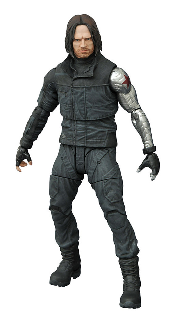 Marvel Select 美國隊長3：英雄內戰系列【酷寒戰士】Winter Soldier 7 吋人偶作品