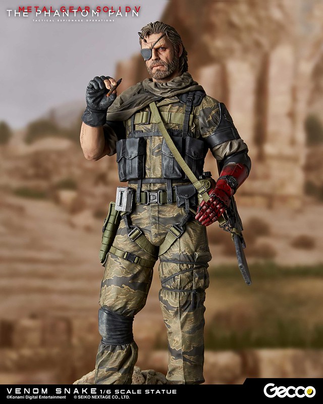 【完整官圖、販售資訊更新】Gecco 潛龍諜影V：幻痛【毒蛇】Venom Snake 1/6 比例全身雕像作品