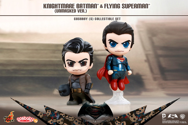 Hot Toys – Cosbaby 系列【超人 vs. 噩夢蝙蝠俠雙人組合包】蝙蝠俠對超人：正義曙光
