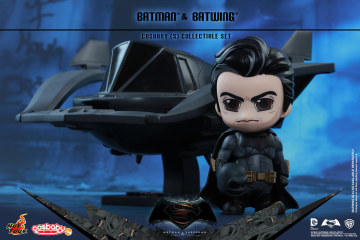 Hot Toys【蝙蝠俠 & 蝙蝠飛機組合包】Batman & Batwing Cosbaby