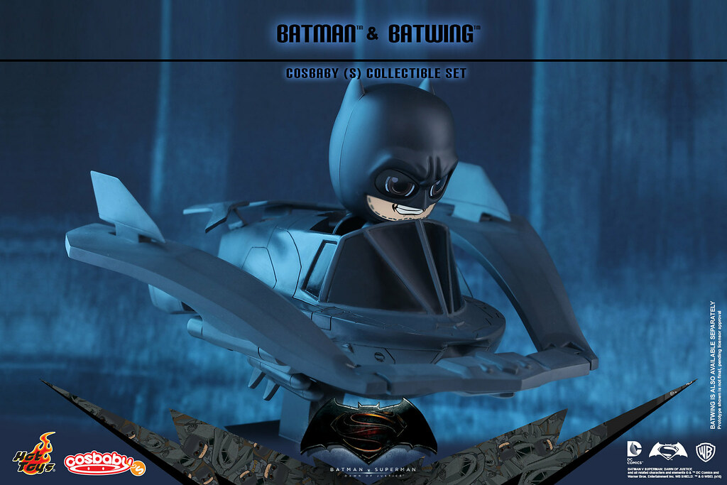 Hot Toys【蝙蝠俠& 蝙蝠飛機組合包】Batman & Batwing Cosbaby | 玩具