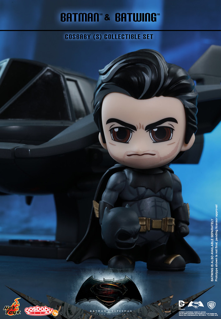 Hot Toys【蝙蝠俠& 蝙蝠飛機組合包】Batman & Batwing Cosbaby | 玩具