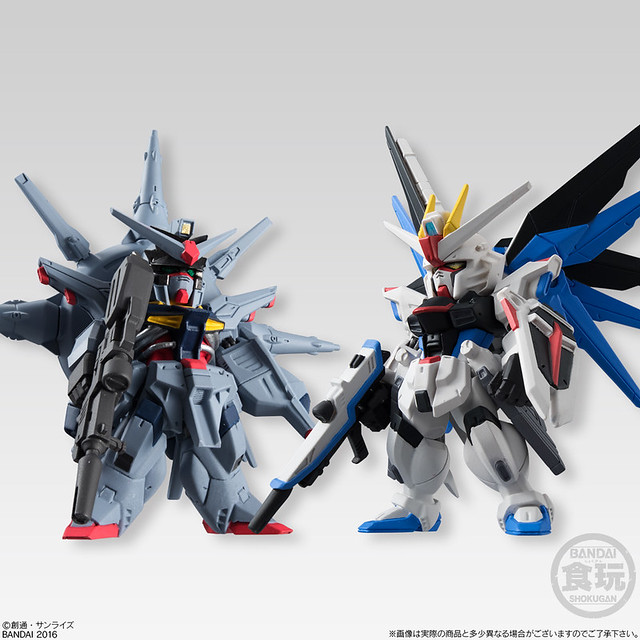 FW GUNDAM CONVERGE  SP07 自由鋼彈＆天帝鋼彈 兩機體組合套裝