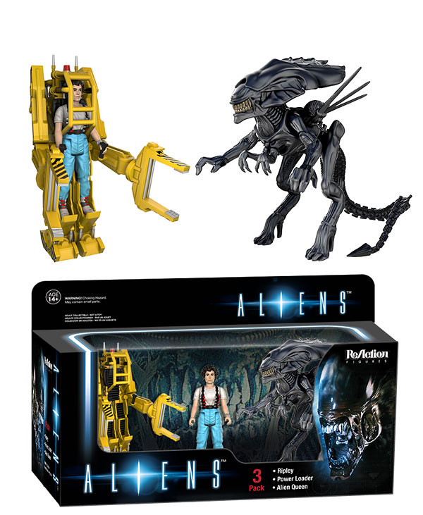 FUNKO × SUPER7 ReAction 系列【異形豪華組合包】Aliens 3-Pack 3.75吋