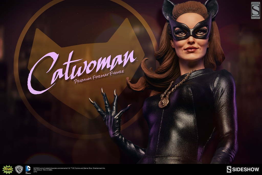 Sideshow Collectibles【電視影集版貓女】Catwoman 1/4 比例 全身雕像