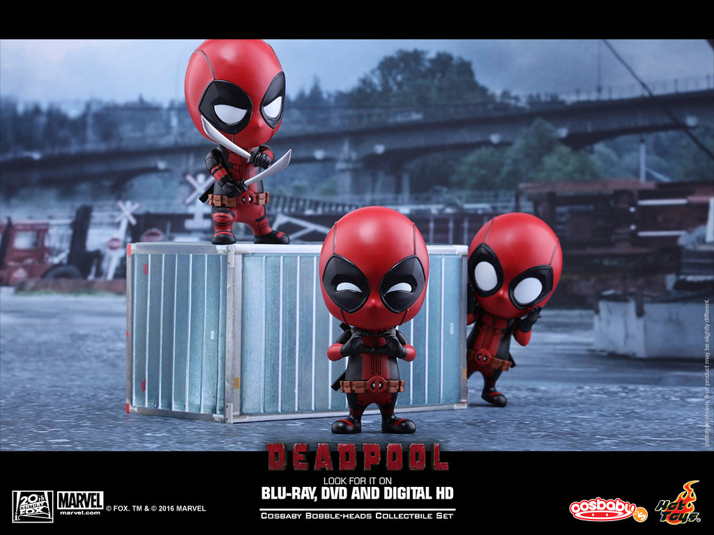 Hot Toys – COSB220, 221, 246 –【死侍豪華組合包】惡棍英雄：死侍 Deadpool Cosbaby