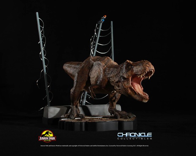 Chronicle Collectibles 侏羅紀公園【T-Rex】衝往馬桶上男人的霸王龍！！