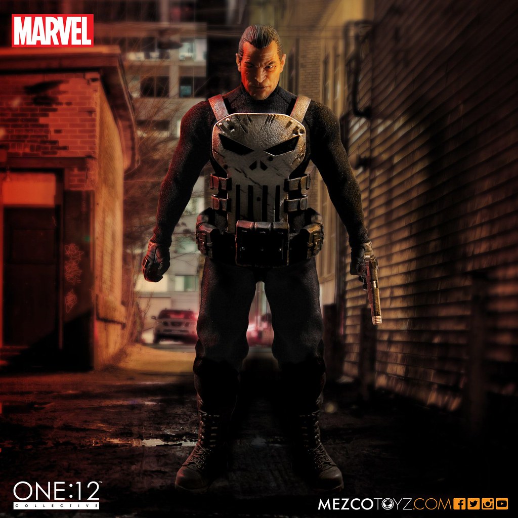 MEZCO – ONE:12 COLLECTIVE 系列【制裁者】MARVEL Punisher