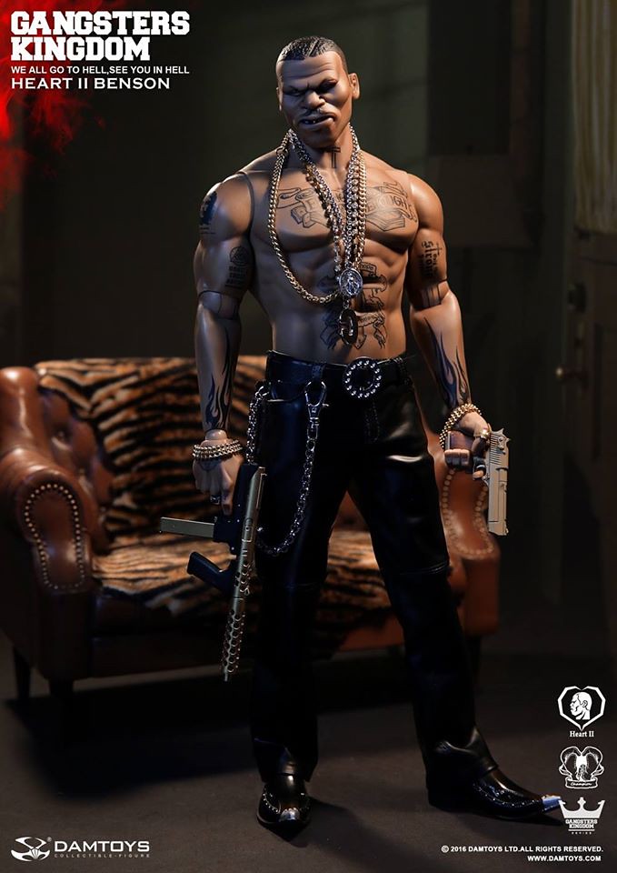 DAMTOYS 黑幫王國【红心2。班森】Heart II Benson 1/6 比例人偶作品！！拳王來了？！