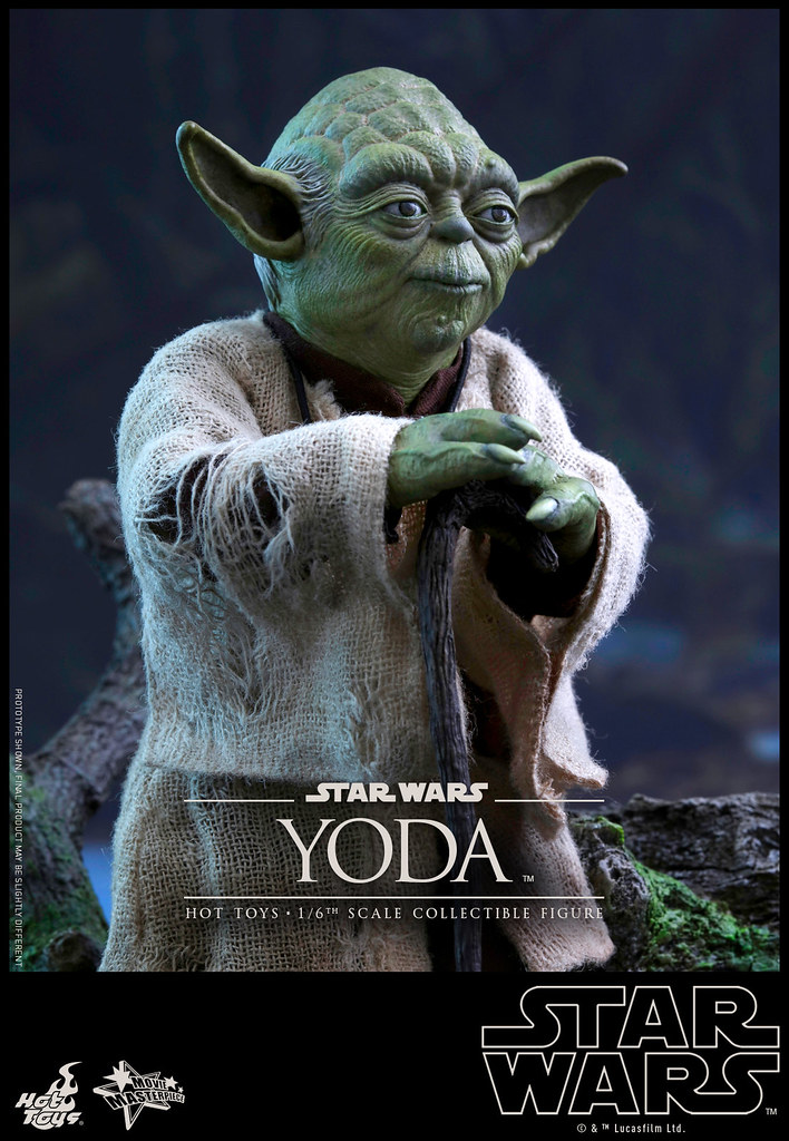 Hot Toys - MMS369 - 《星際大戰：帝國大反擊》 - 1/6比例 尤達大師 The Empire Strikes Back Yoda