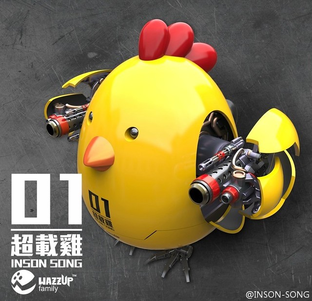雞雞硬硬DER！戰鬥吧～ 超合金 超載雞
