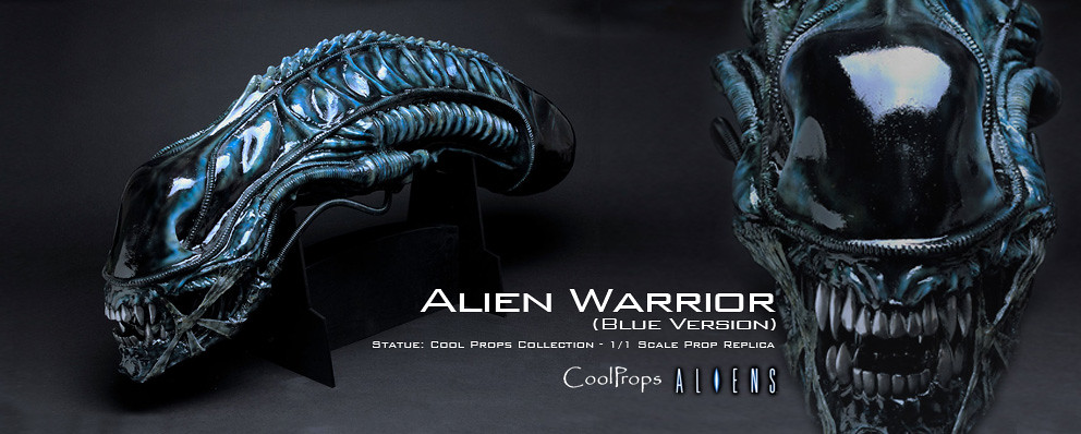 CoolProps【異形戰士】Alien Warrior 1：1 電影道具複製頭像