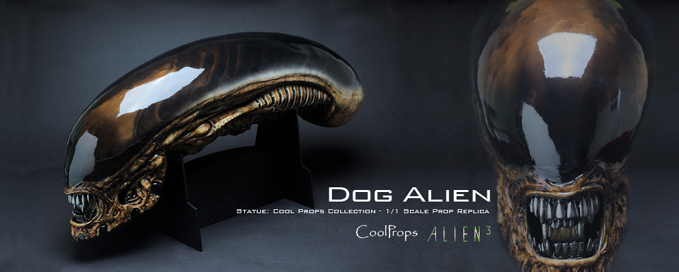 CoolProps【異形狗】Dog Alien 1：1 電影道具複製頭像