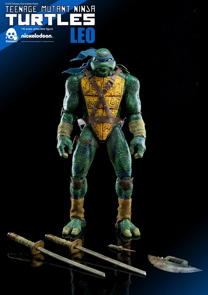 threezero × Kevin Eastman【全新忍者龜：李奧】Leo 1/6 比例人偶作品