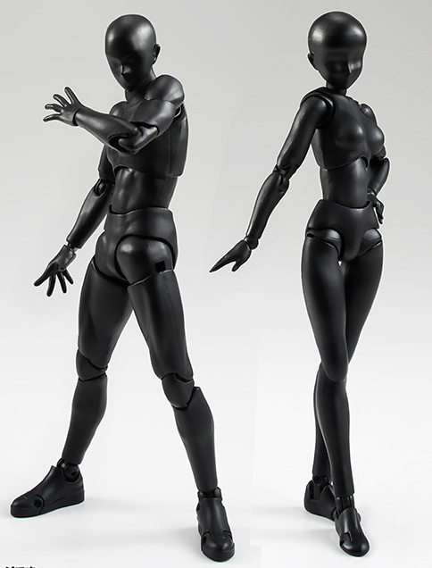 科南的犯人再現？！S.H.Figuarts 素體 男女版 Solid black Color Ver.