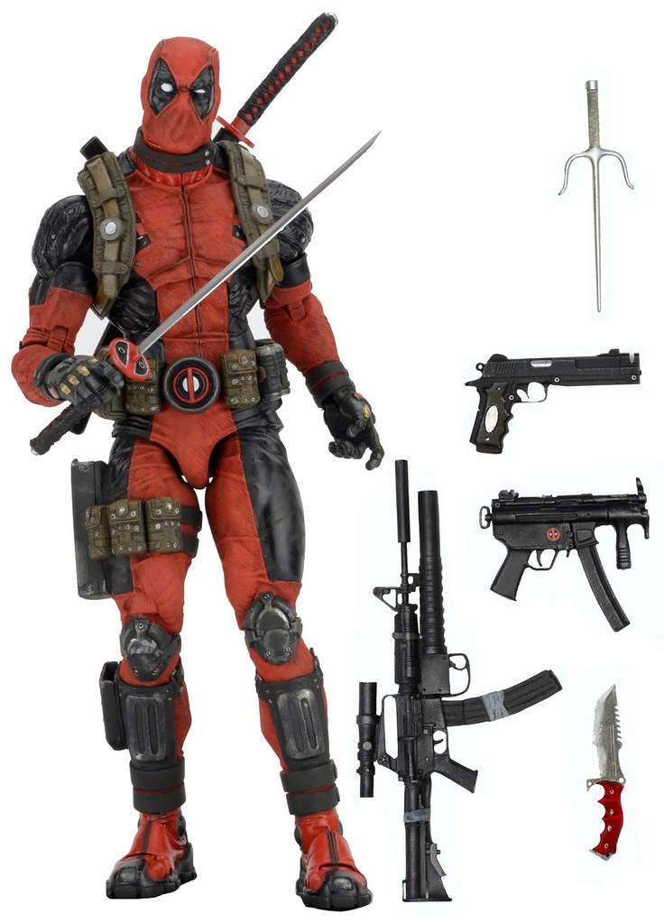 【包裝官圖公開！】1/4 比例的嘴砲王！NECA 1/4 比例死侍驚喜登場～ Deadpool 1/4th Scale Action Figure